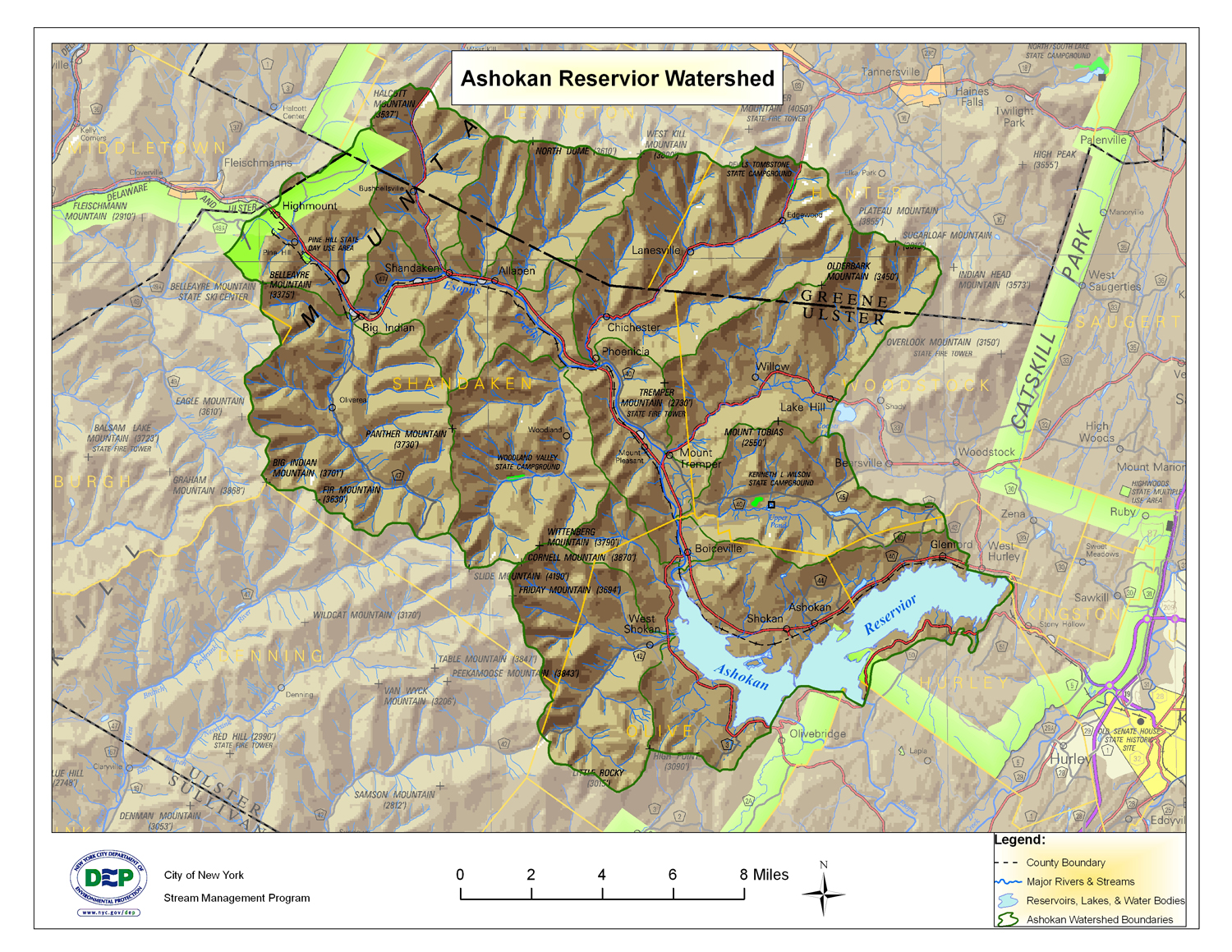 Esopus Creek Map